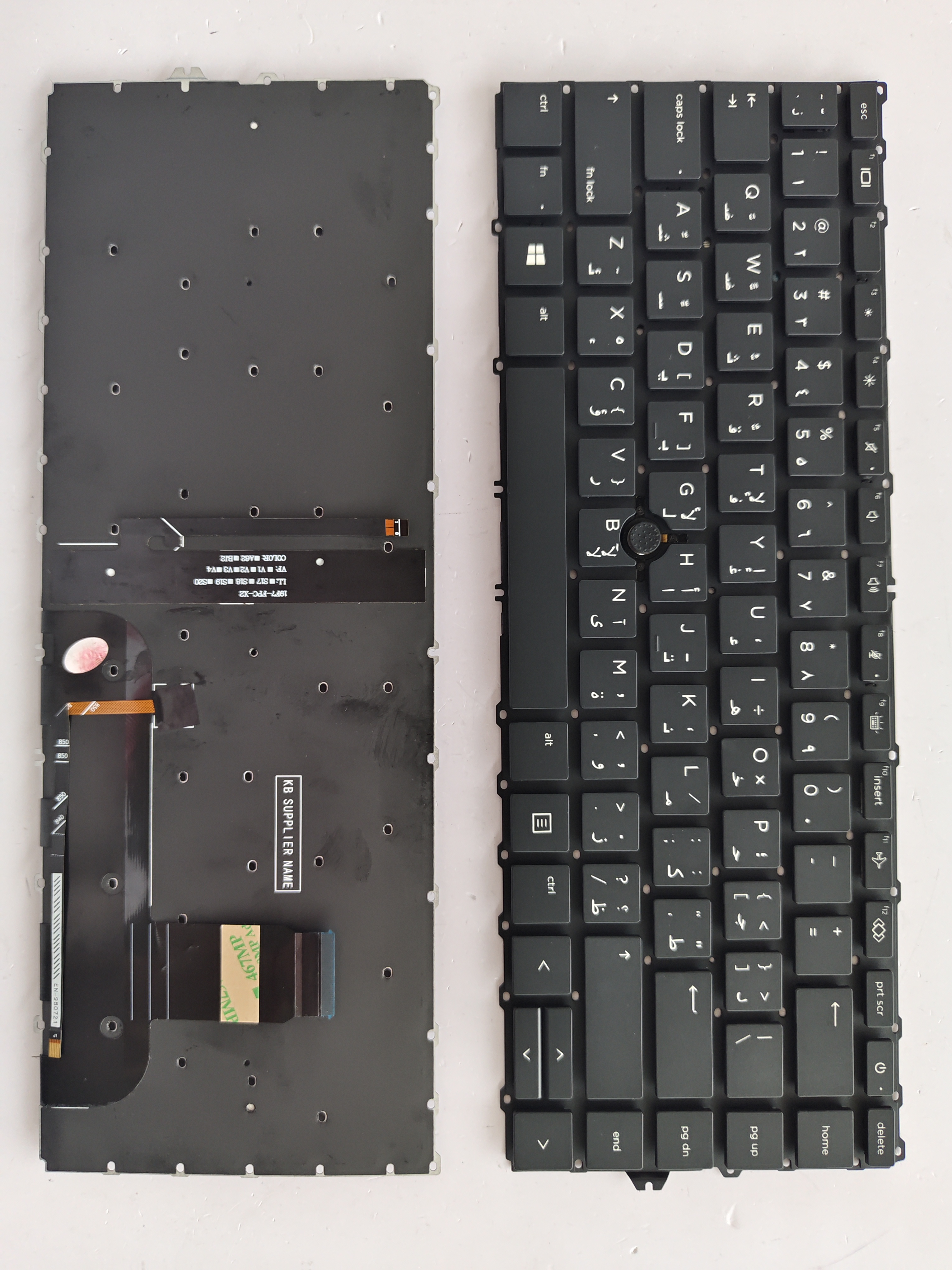 Picture of New Replacement Laptop Keyboard For HP 840G7/745G7/840G8/745G8/zbook firefly 14 G7 G8 BLACK With Point Backlit (OEM) AR Layout